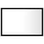 Voir la diapositive 3 : VIDAXL Miroir a LED de salle de bain Noir 60x8,5x37 cm Acrylique