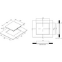 Voir la diapositive 2 : Rosieres Table de cuisson vitrocéramique 60cm 4 feux 6500w noir - rh64ct2