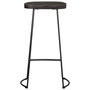 Voir la diapositive 2 : VIDAXL Tabourets de bar lot de 2 noir 45x40x78 cm bois manguier massif