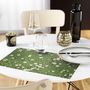 Voir la diapositive 2 : Paris Prix Set de Table Imprimé  Fleurette  28x44cm Vert