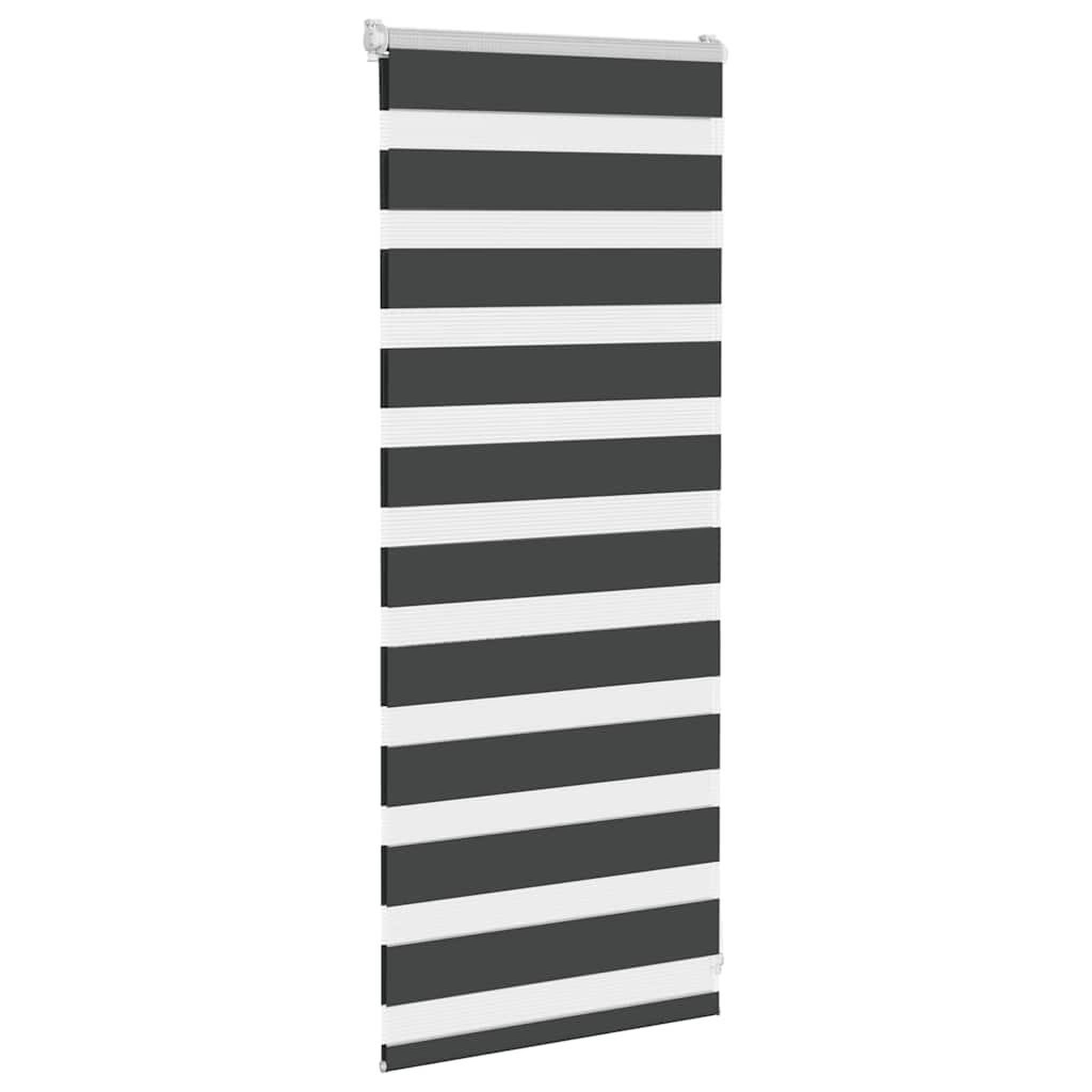 Voir la diapositive 3 : VIDAXL Store zebre noir 65x100 cm largeur du tissu 60,9 cm polyester