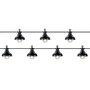 Voir la diapositive 1 : JARDIDECO Guirlande lumineuse 10 Led style industriel - Blanc chaud