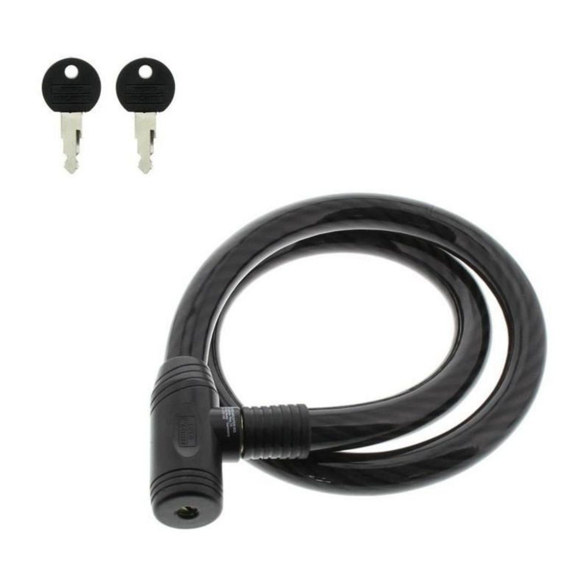 BURG WACHTER Antivol vélo - BURG WACHTER - 570 120 - Clé, acier 25 mm, gaine en PVC