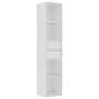 VIDAXL Bibliotheque Blanc brillant 36x30x171 cm Agglomere