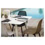 Voir la diapositive 5 : JARDILINE Table de jardin - 4/6 places - Aluminium - Blanc - CORFOU