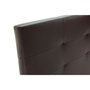 Voir la diapositive 3 : MARCKONFORT Tête de lit Carla 150x60 cm Chocolat, rembourrée de Mousse