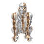 Voir la diapositive 1 : Paris Prix Statuette Déco Gorille  Coulure  45cm Blanc