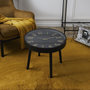 Voir la diapositive 6 : Paris Prix Table d'Apppoint Horloge  Lounge  50cm Noir