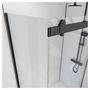 Voir la diapositive 2 : Paroi de douche ROLLING BLACK SIDE 80 / RETOUR 80
