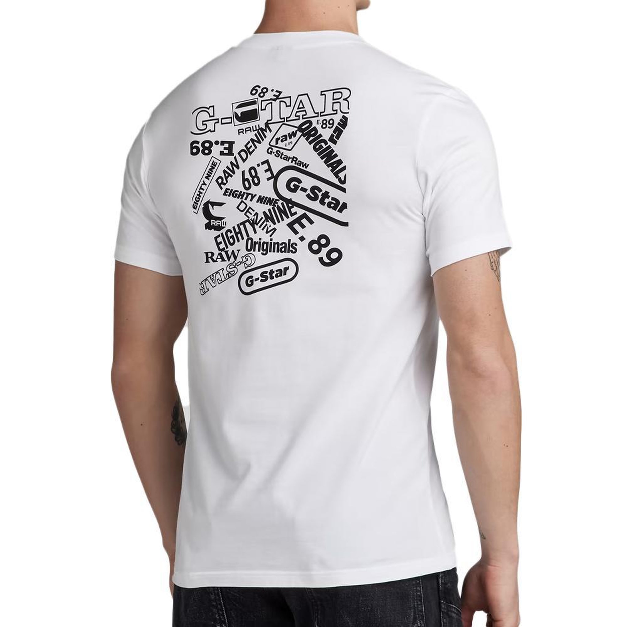 Voir la diapositive 5 : G-Star Raw T shirt  Homme G Star Raw Back