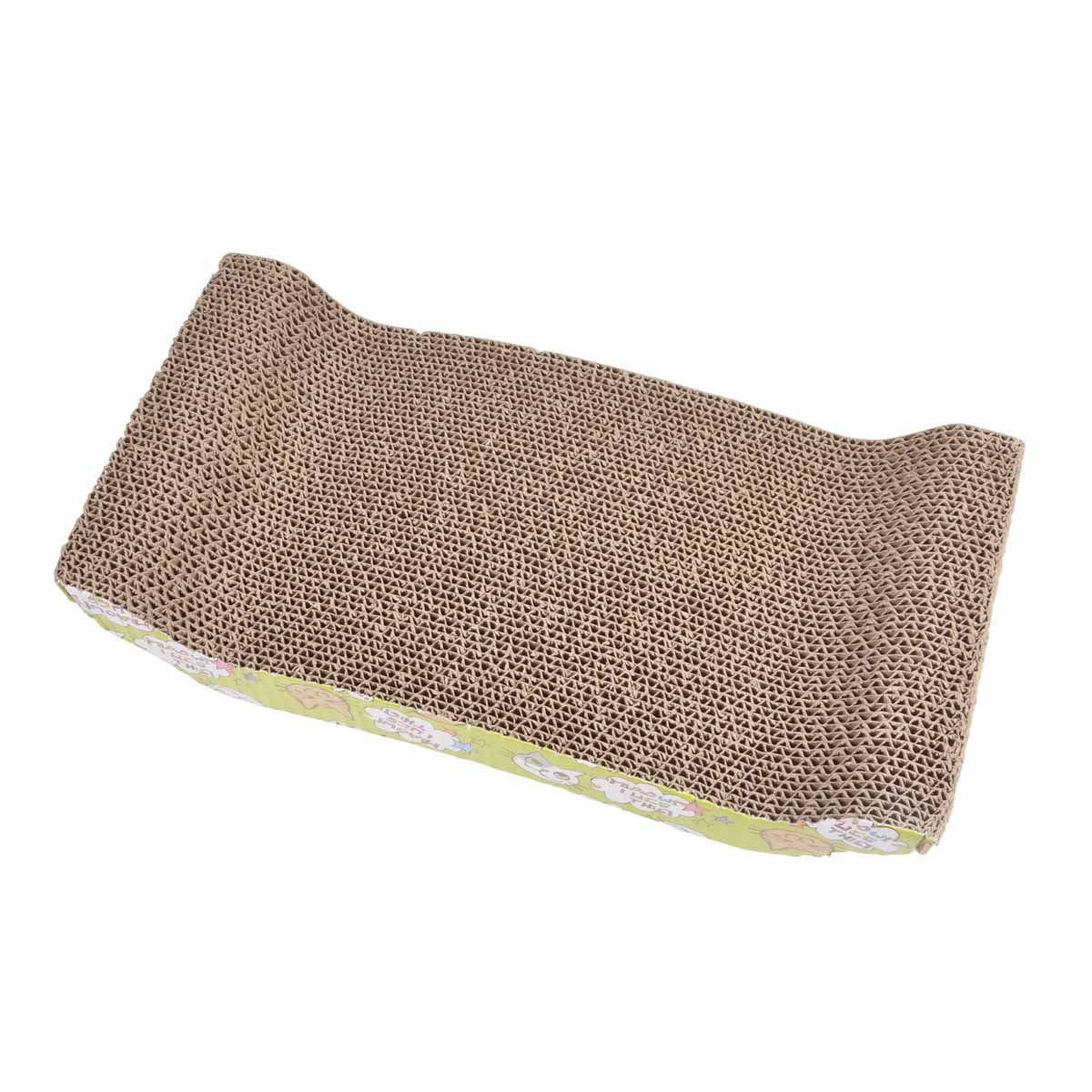 Voir la diapositive 2 : LOVE STORY Griffoir pour chat  réversible  43cm naturel