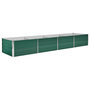 Voir la diapositive 2 : VIDAXL Lit sureleve de jardin Acier galvanise 320x80x45 cm Vert