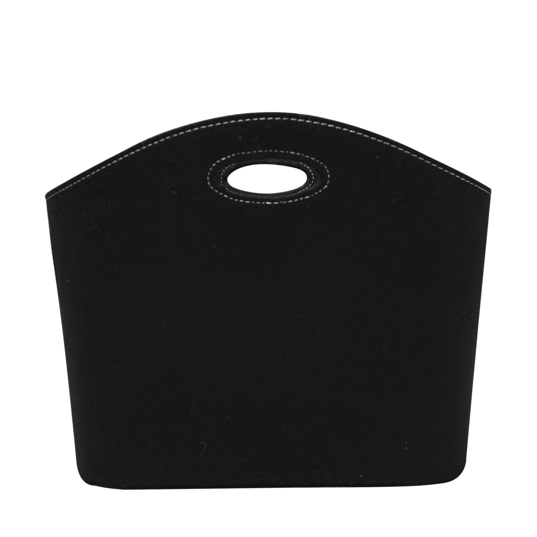 Voir la diapositive 2 : WERKAPRO Seau à bûches rectangulaire en feutre werka pro  45x33x39cm