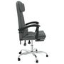 Voir la diapositive 4 : VIDAXL Fauteuil de massage inclinable de bureau Gris fonce Tissu