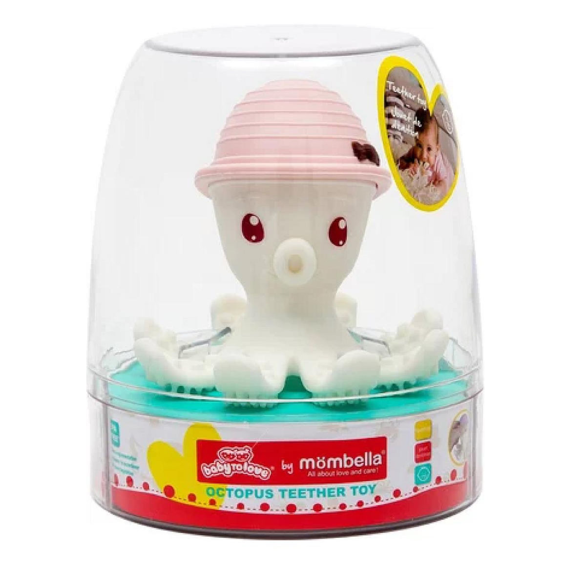 BTL BabyToLove Bonnie la pieuvre - Rose pale