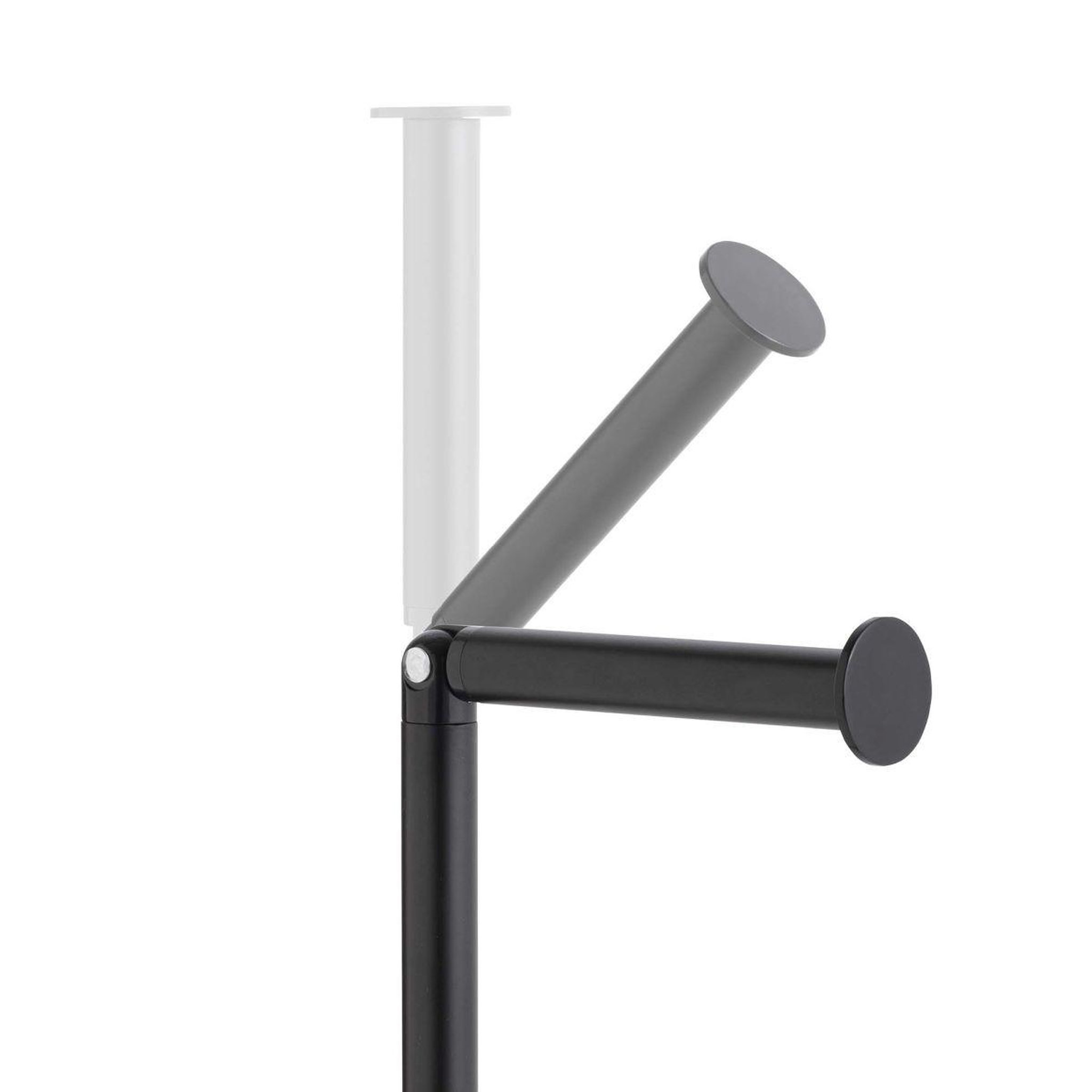 Voir la diapositive 2 : Douceur d'Intérieur Dérouleur papier wc avec réserve  filano  55cm noir