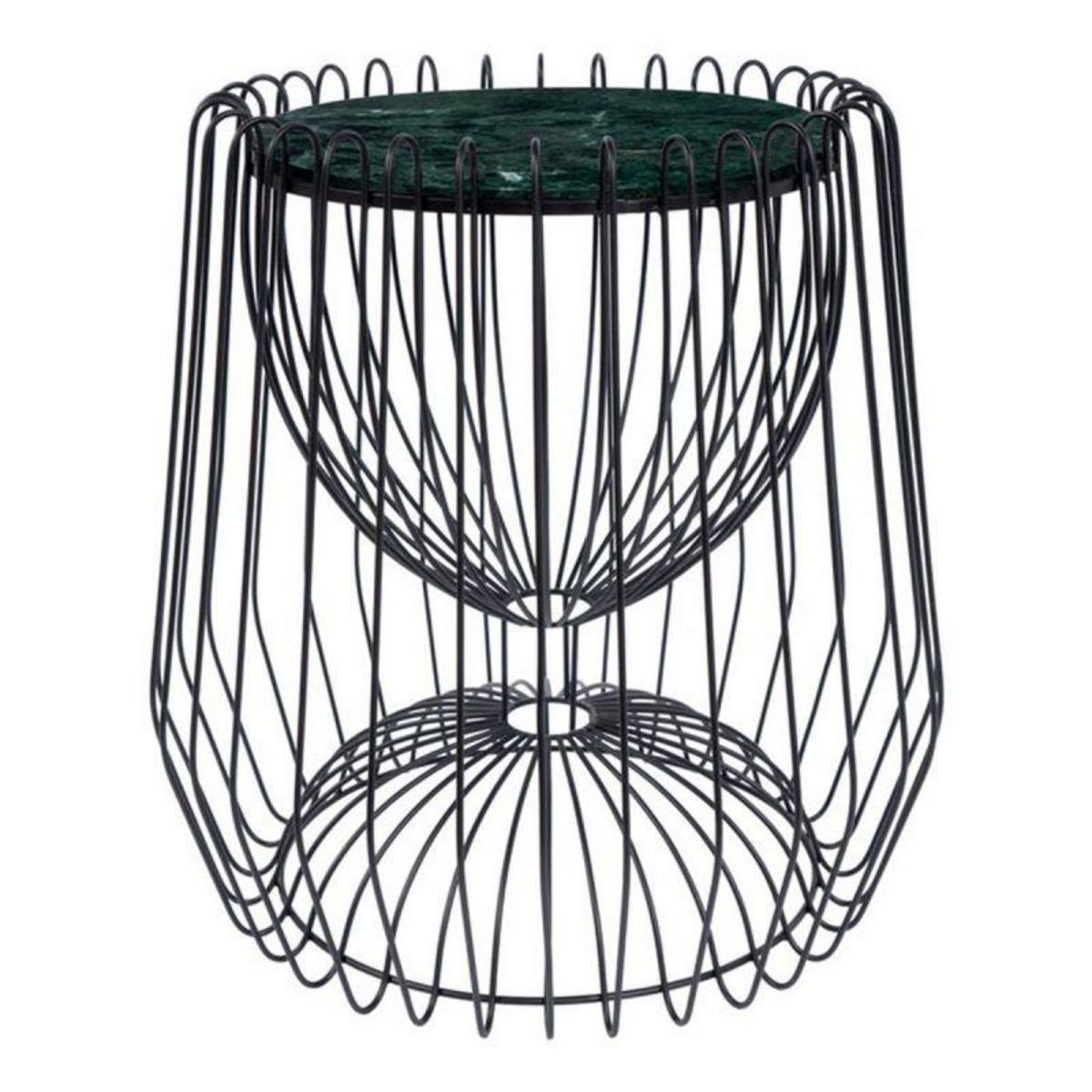 Paris Prix Table d'Appoint Design  Malibu  51cm Vert