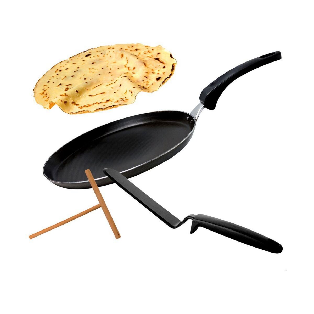 Lily Cook Crêpière coffret crepière 28cm et ustensiles