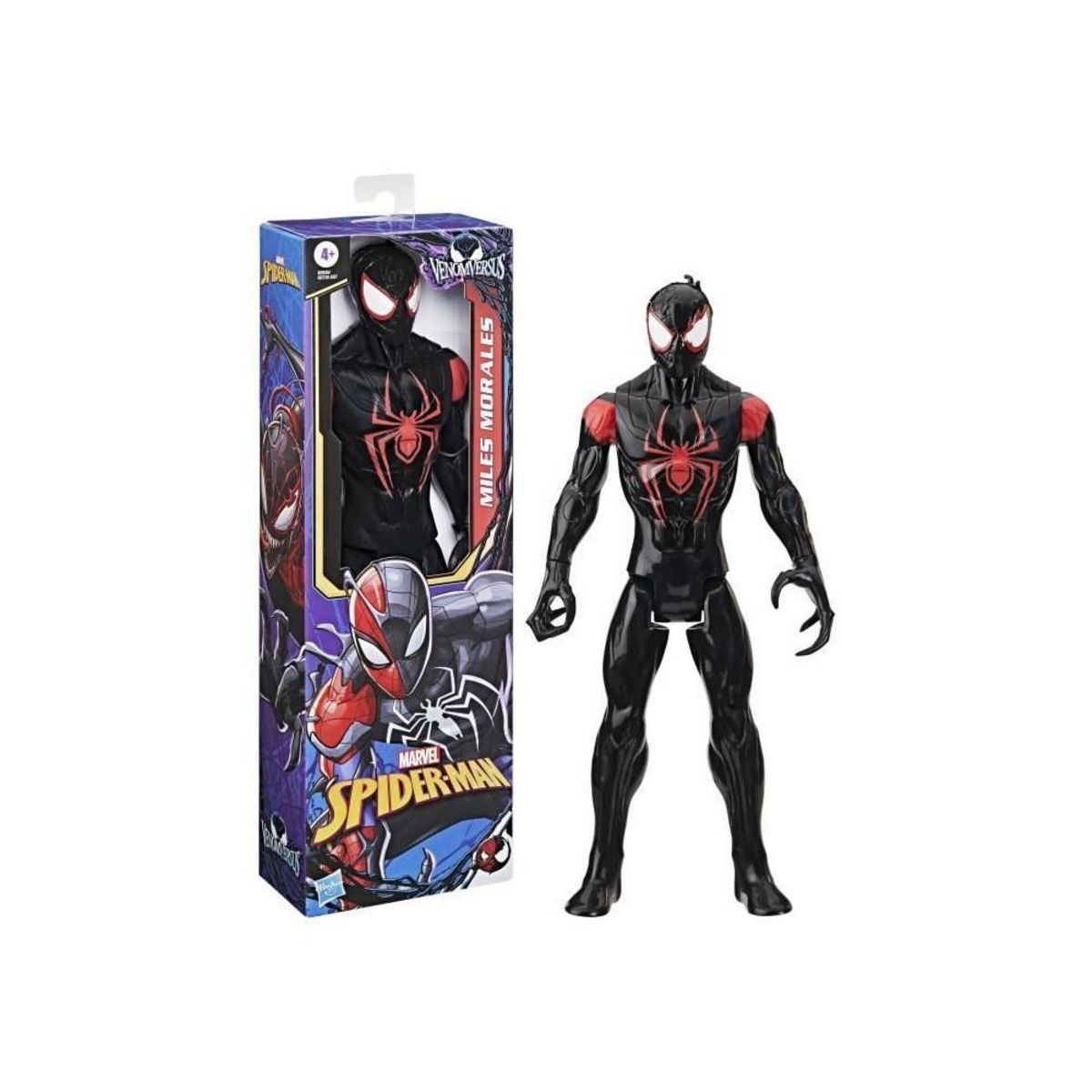 HASBRO Figurine Miles Morales 30 cm, Titan Hero Series, Marvel Spider-Man VenomVersus, des 4 ans