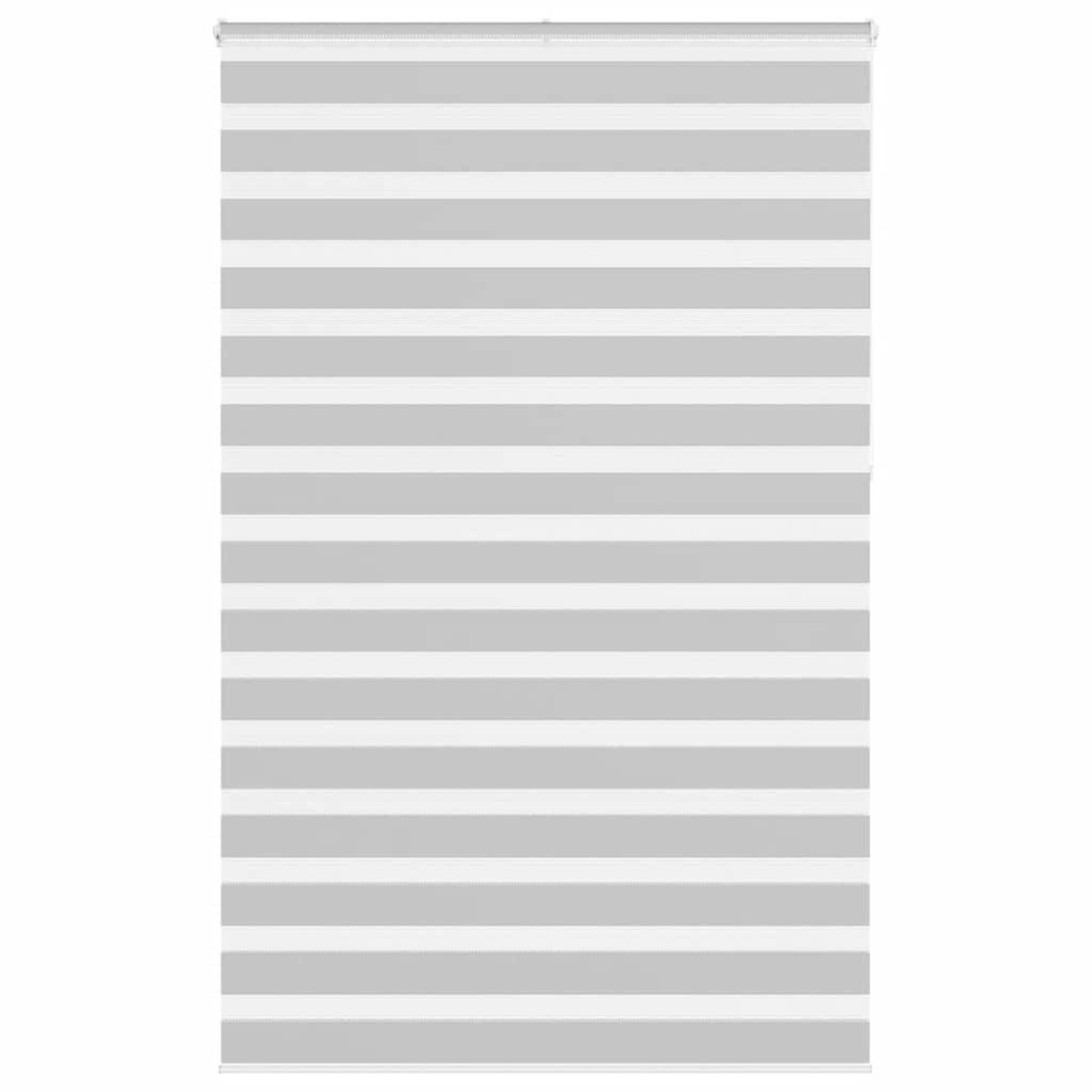 VIDAXL Store zebre gris clair largeur du tissu 135,9 cm polyester