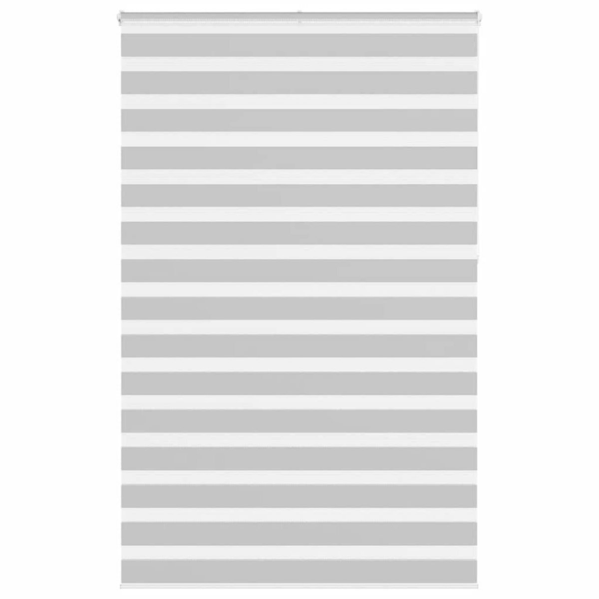 VIDAXL Store zebre gris clair largeur du tissu 135,9 cm polyester