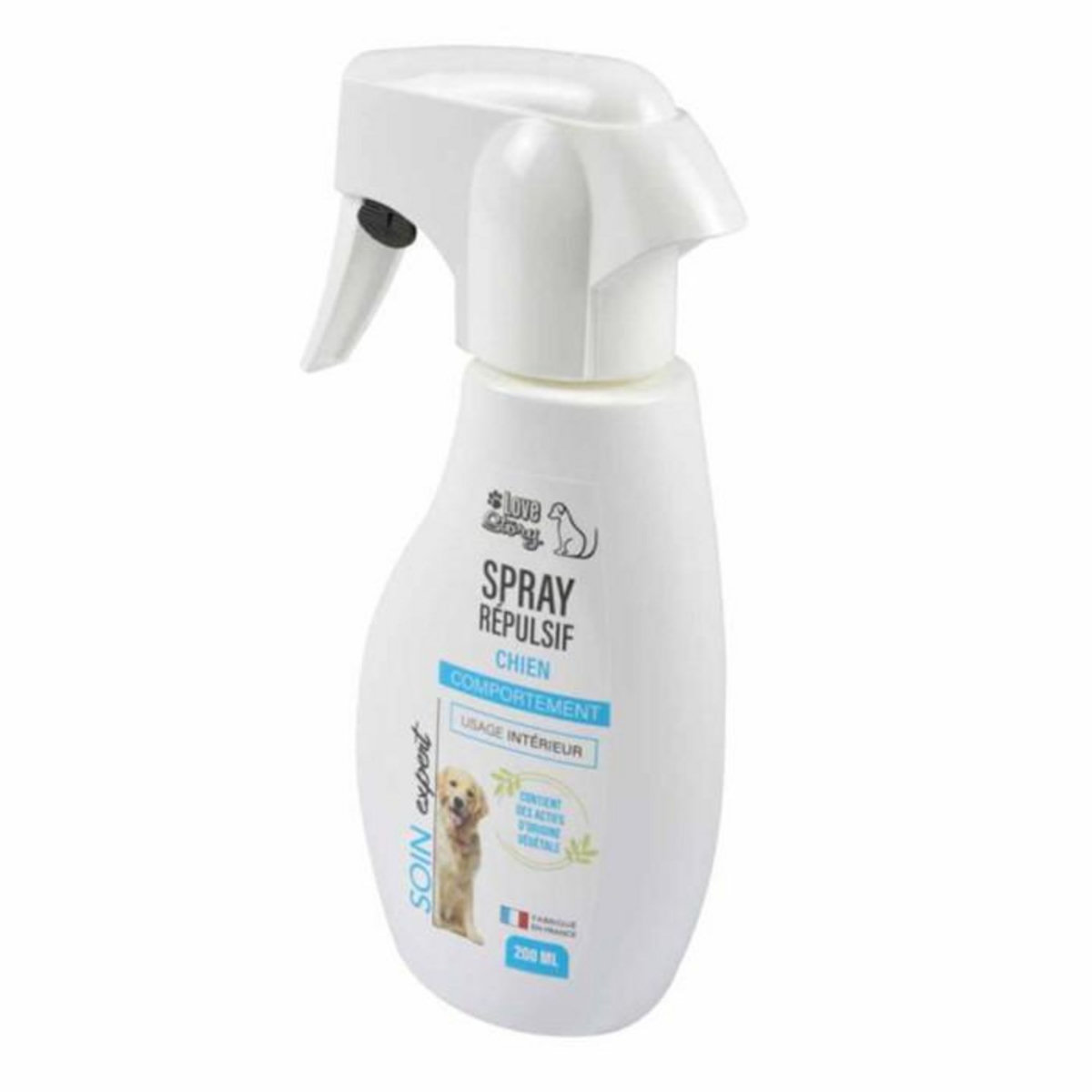 Paris Prix Spray Répulsif pour Chien  Soin Expert  200ml Blanc
