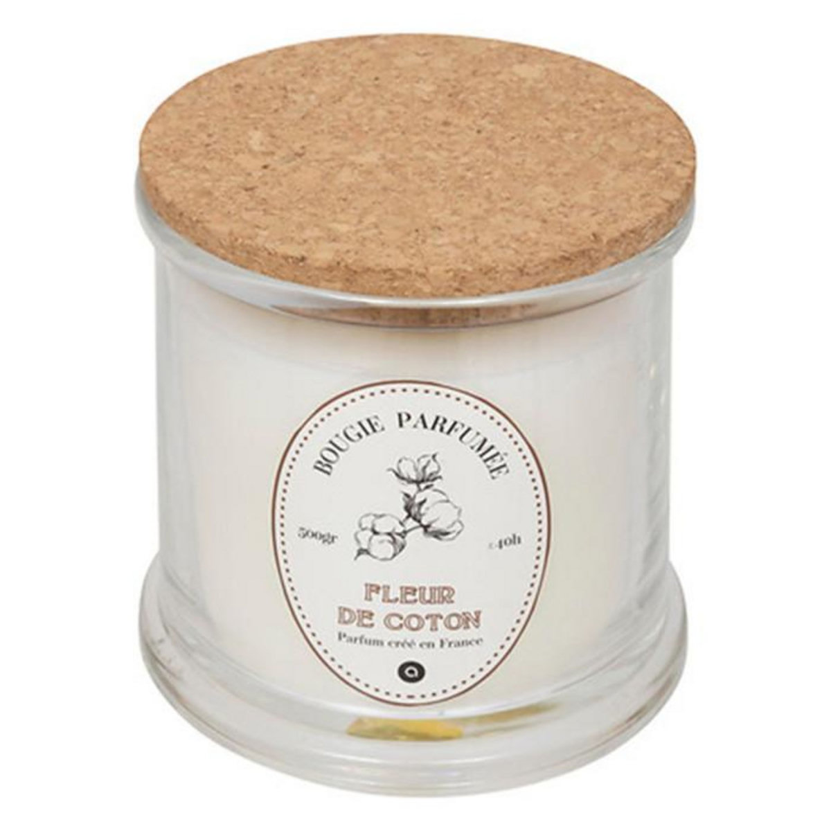 ATMOSPHERA Bougie Parfumée  Hapo  500g Fleur de Coton