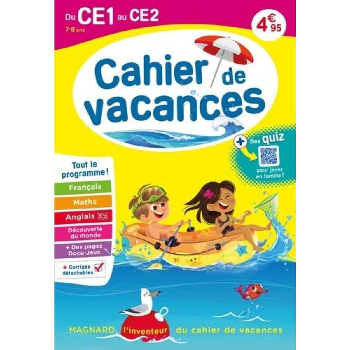 CAHIER DE VACANCES DU CE1 AU CE2. EDITION 2023, Redouté Christian
