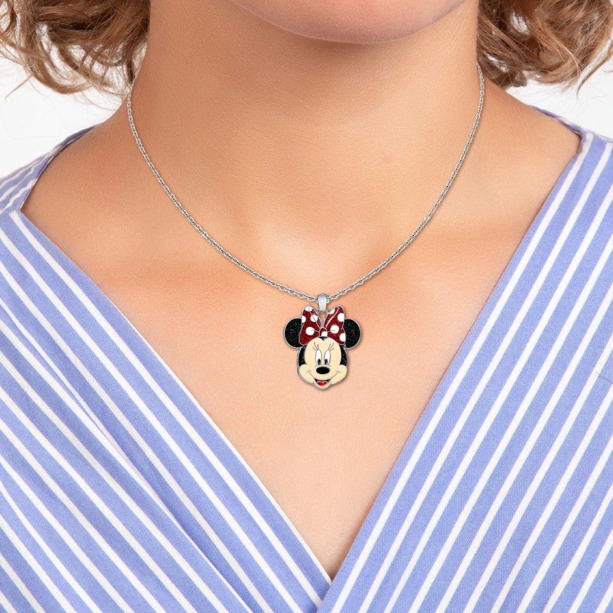 Voir la diapositive 2 : SC CRYSTAL Collier Disney - Minnie