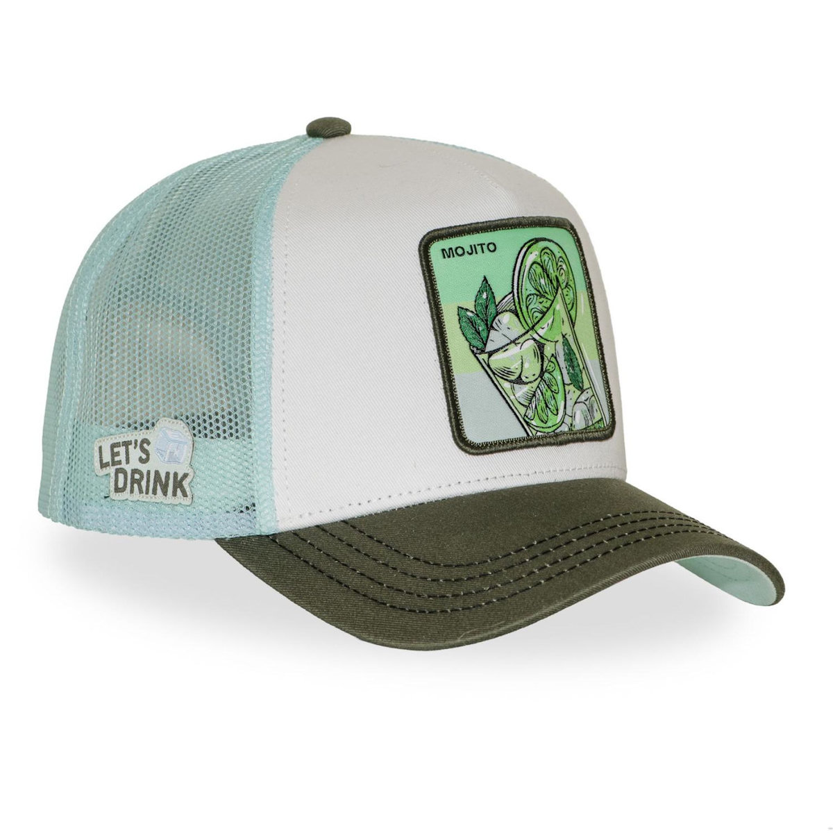 CAPSLAB Casquette trucker avec filet Mojito