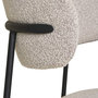 Voir la diapositive 6 : LISA DESIGN Erica - lot de 2 chaises en tissu bouclette - pieds en acier