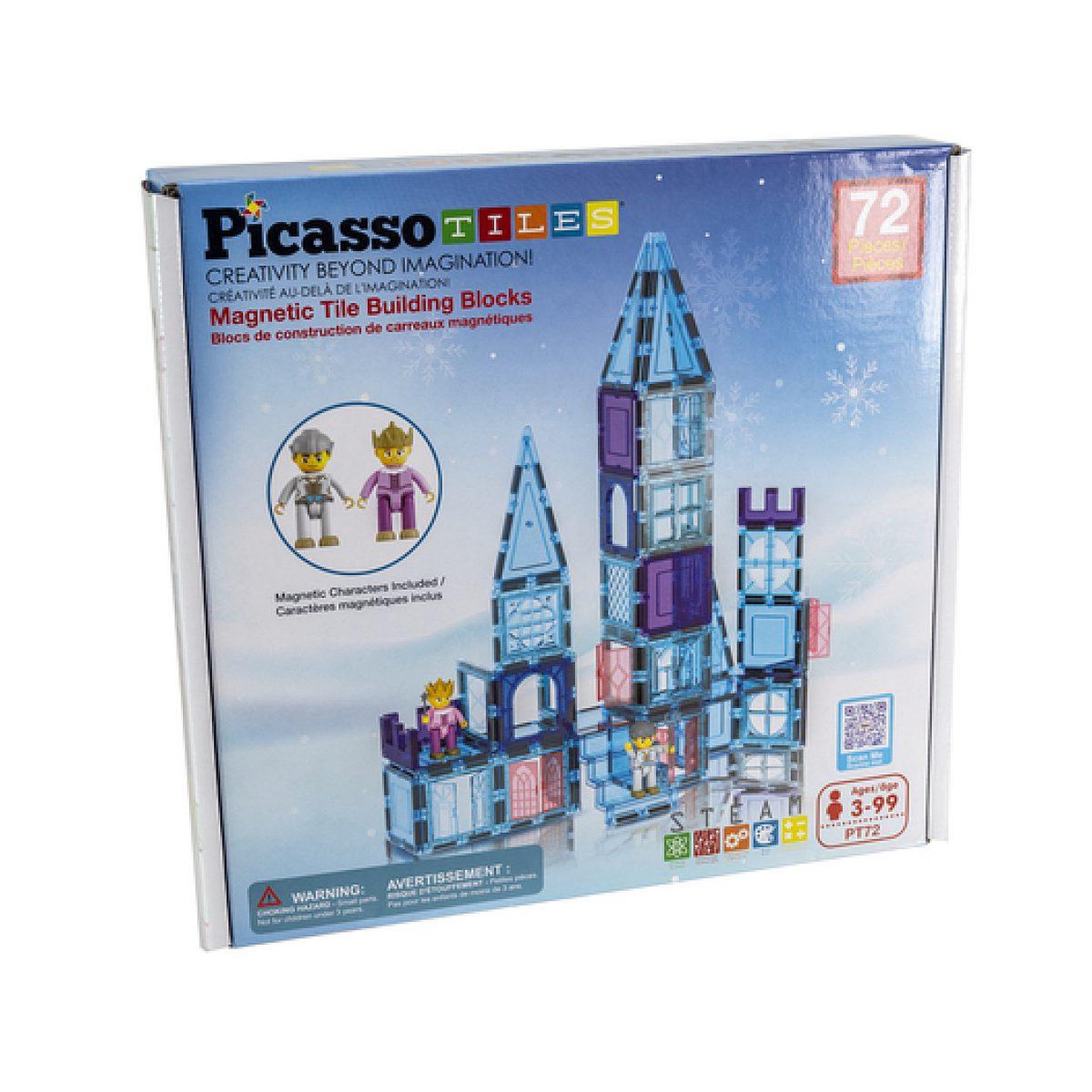 Voir la diapositive 3 : Tactic PicassoTiles Set 2 couleurs Hiver glace  72pcs