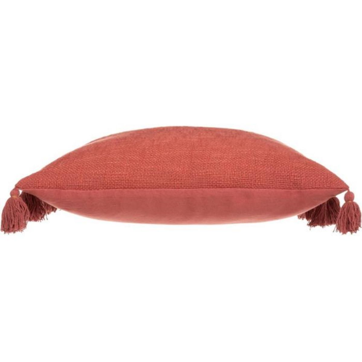 ATMOSPHERA Coussin Déco à Pompons  Gypsy  50x50cm Terracotta