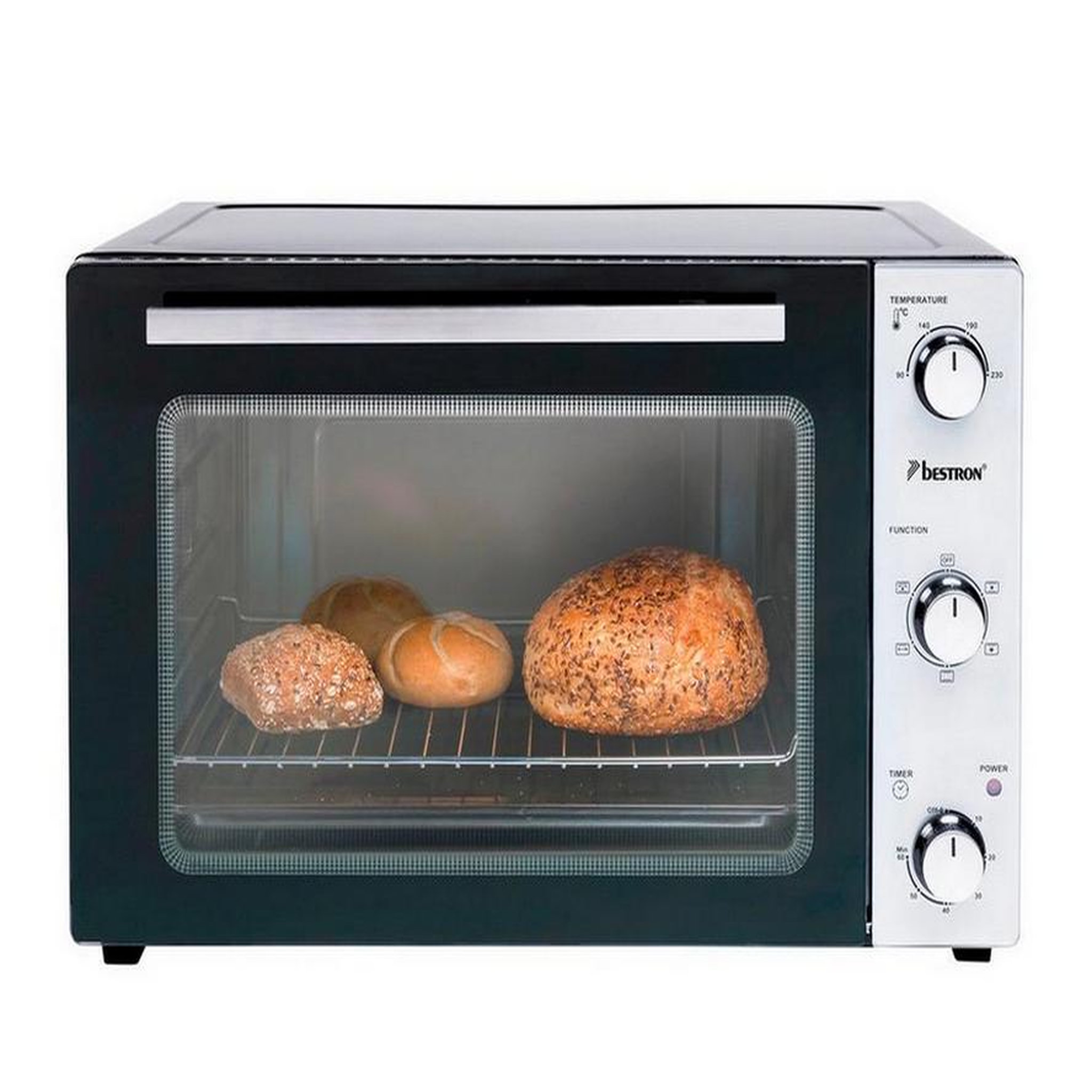 Voir la diapositive 4 : Bestron Four grill 45l 1800w noir/inox - AOV45