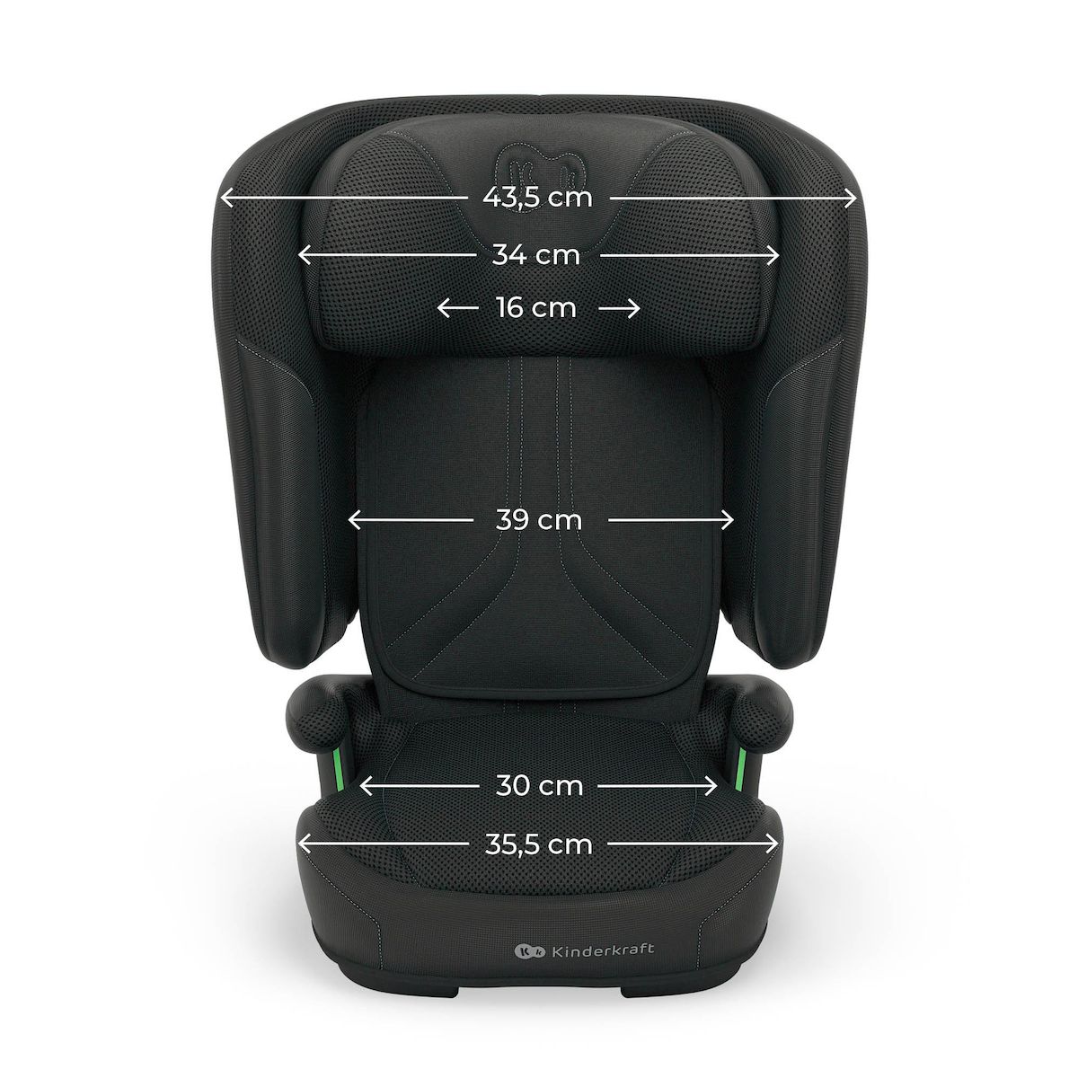 KINDERKRAFT Siège auto isofix pliable avec protection