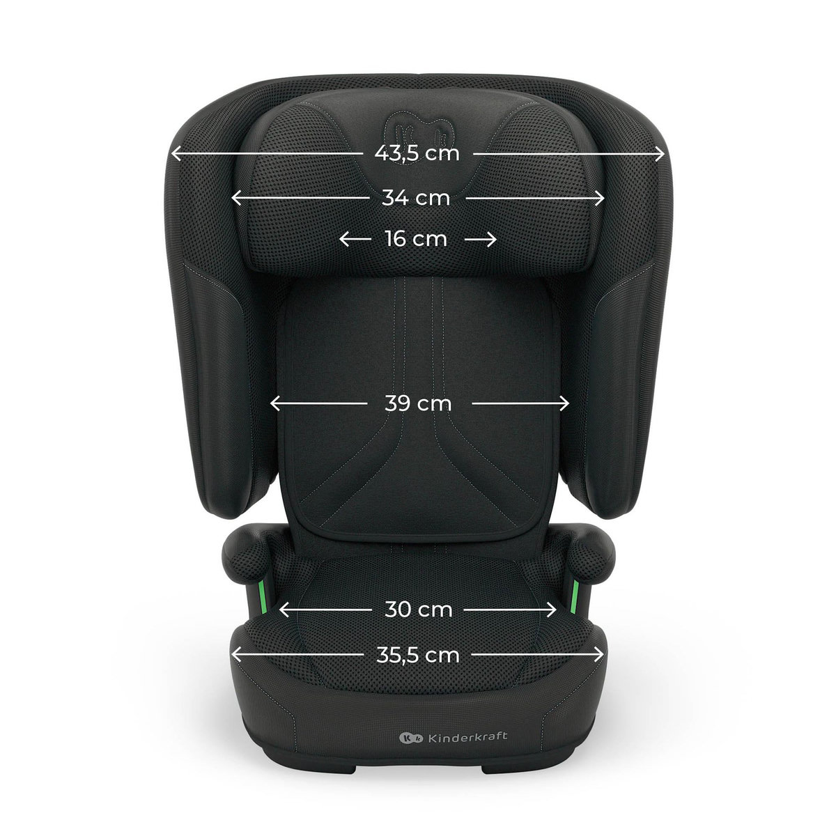 KINDERKRAFT Siège auto isofix pliable avec protection