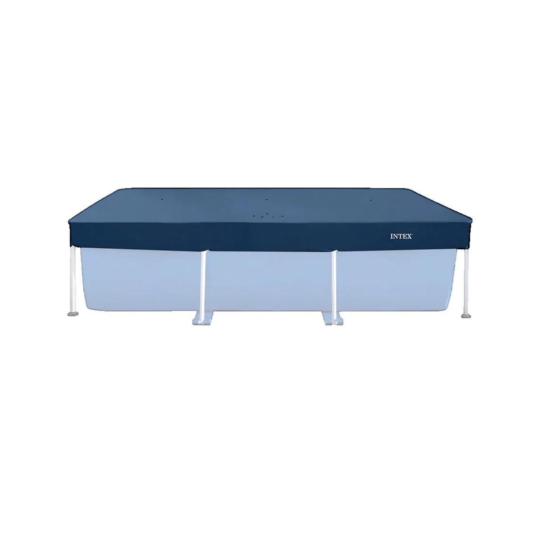 Voir la diapositive 4 : INTEX Bâche de protection pour piscine tubulaire rectangulaire 2,60 x 1,60 m - Intex