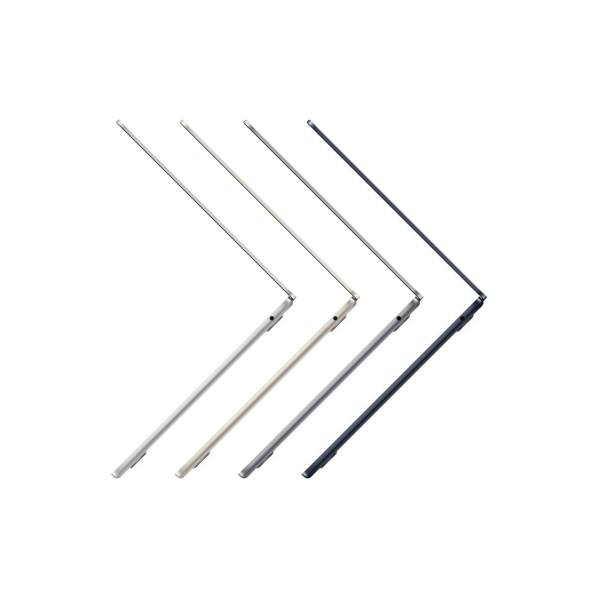 Voir la diapositive 2 : APPLE Ordinateur Apple Air 13' M2 8Go RAM 256Go SSD Minuit