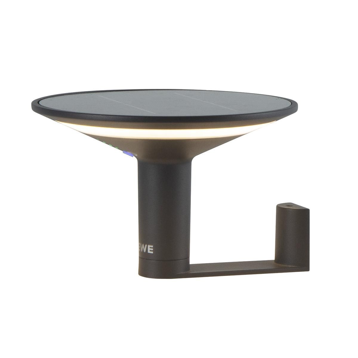 Lumisky Applique murale solaire KEOPE Noir Aluminium H13,5cm