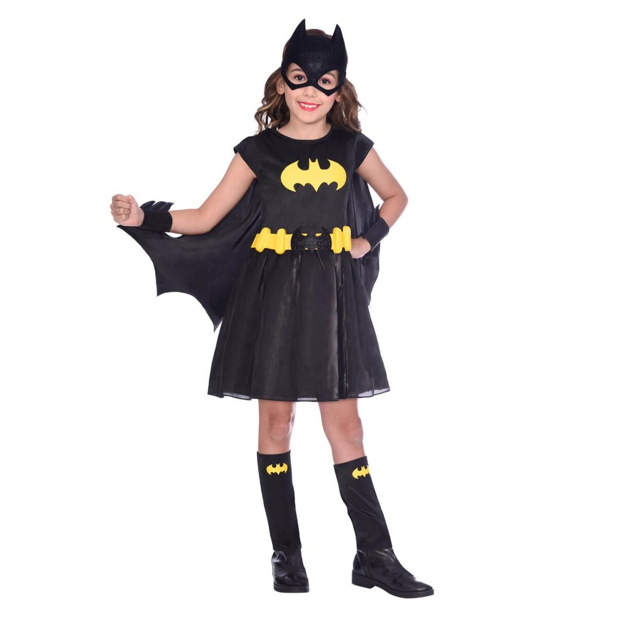  Déguisement classique Batgirl : Fille - 3/4 ans (96 à 104 cm)