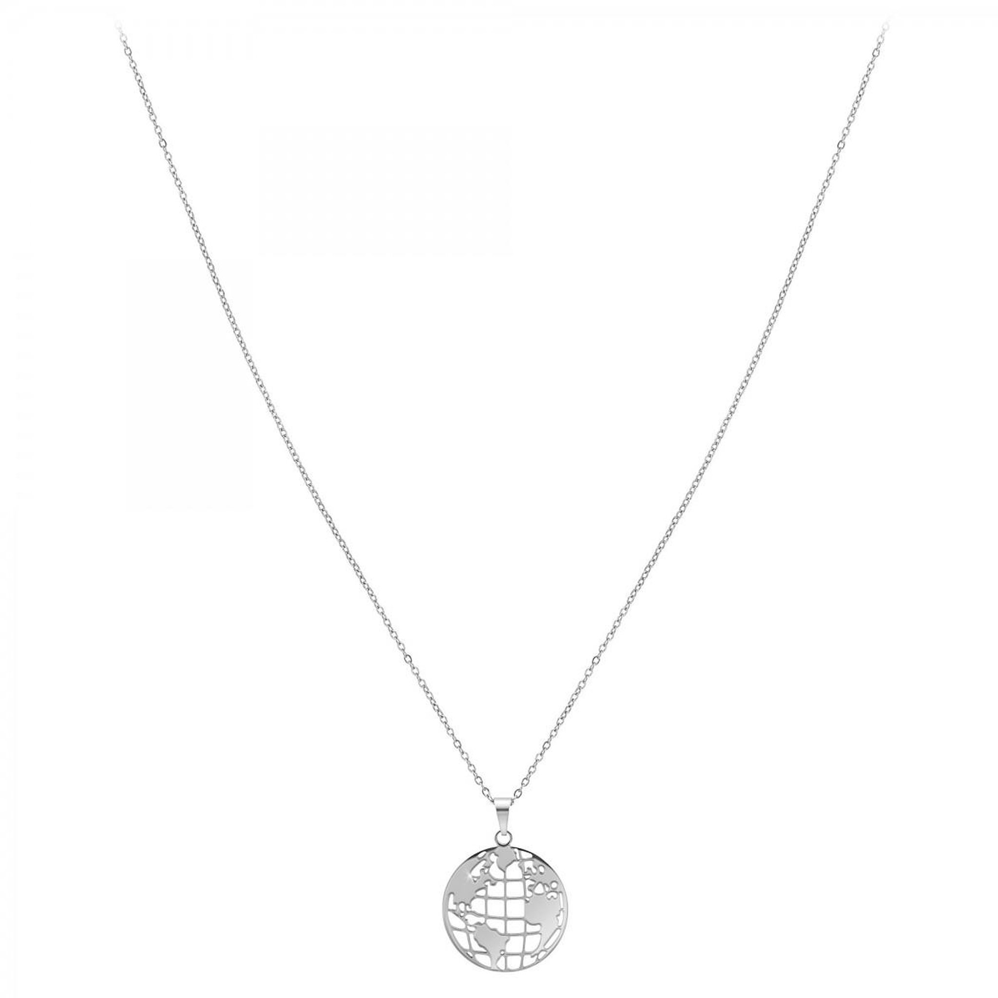 Voir la diapositive 3 : SC BOHEME Collier mappemonde par SC Bohème