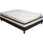 Voir la diapositive 1 : Ensemble matelas mousse + sommier  ANDALOU 140x190 cm 