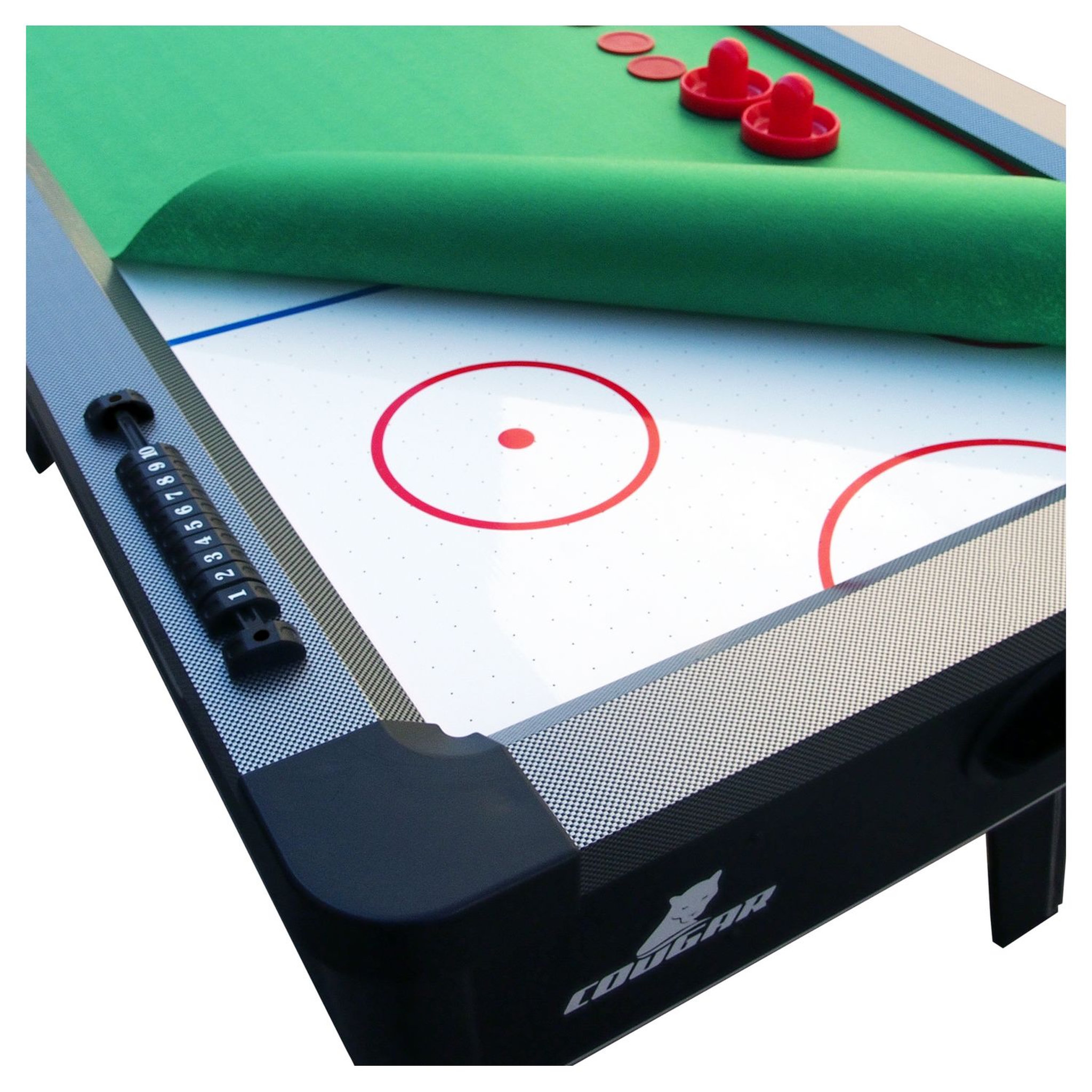 Voir la diapositive 7 : Cougar Table de Jeu Air Hockey Hattrick Hero