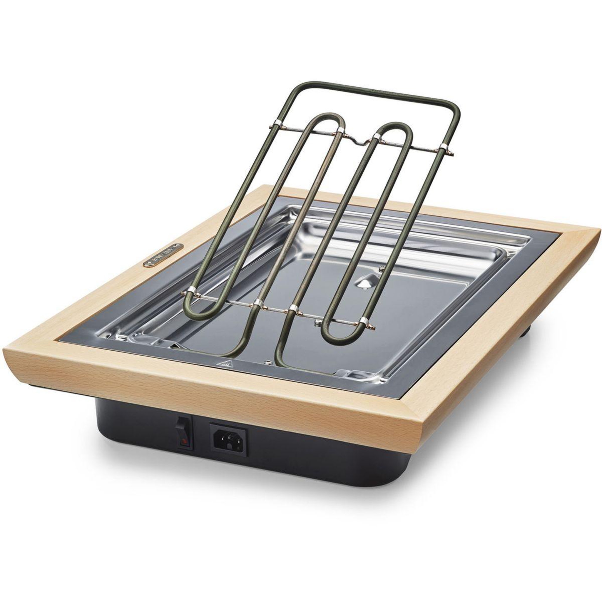 Voir la diapositive 4 : LAGRANGE Pierre à cuire Grill' Pierre® Deluxe bois clair à poser, 37.3x23.4 cm
