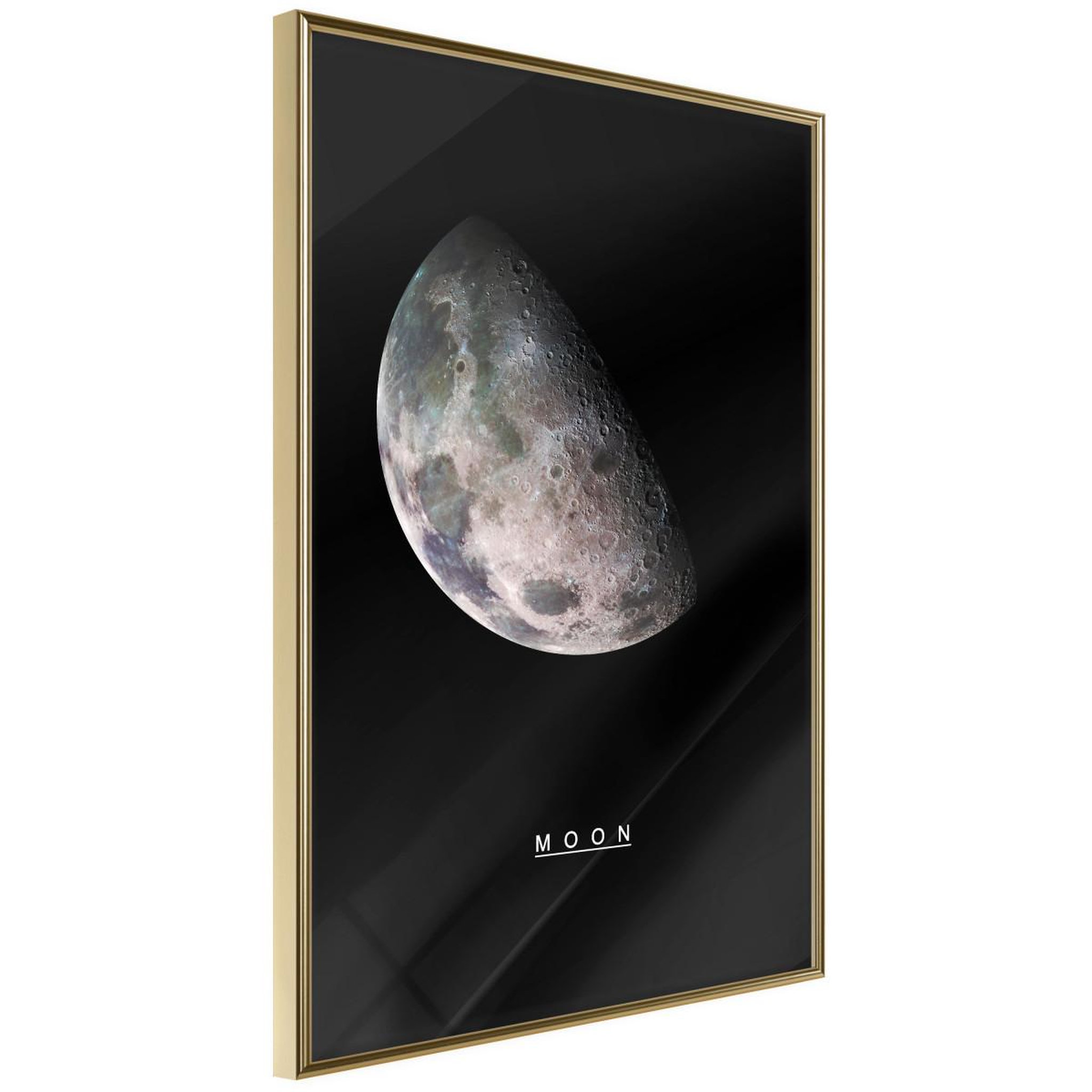 Paris Prix Affiche murale encadrée  the solar system moon