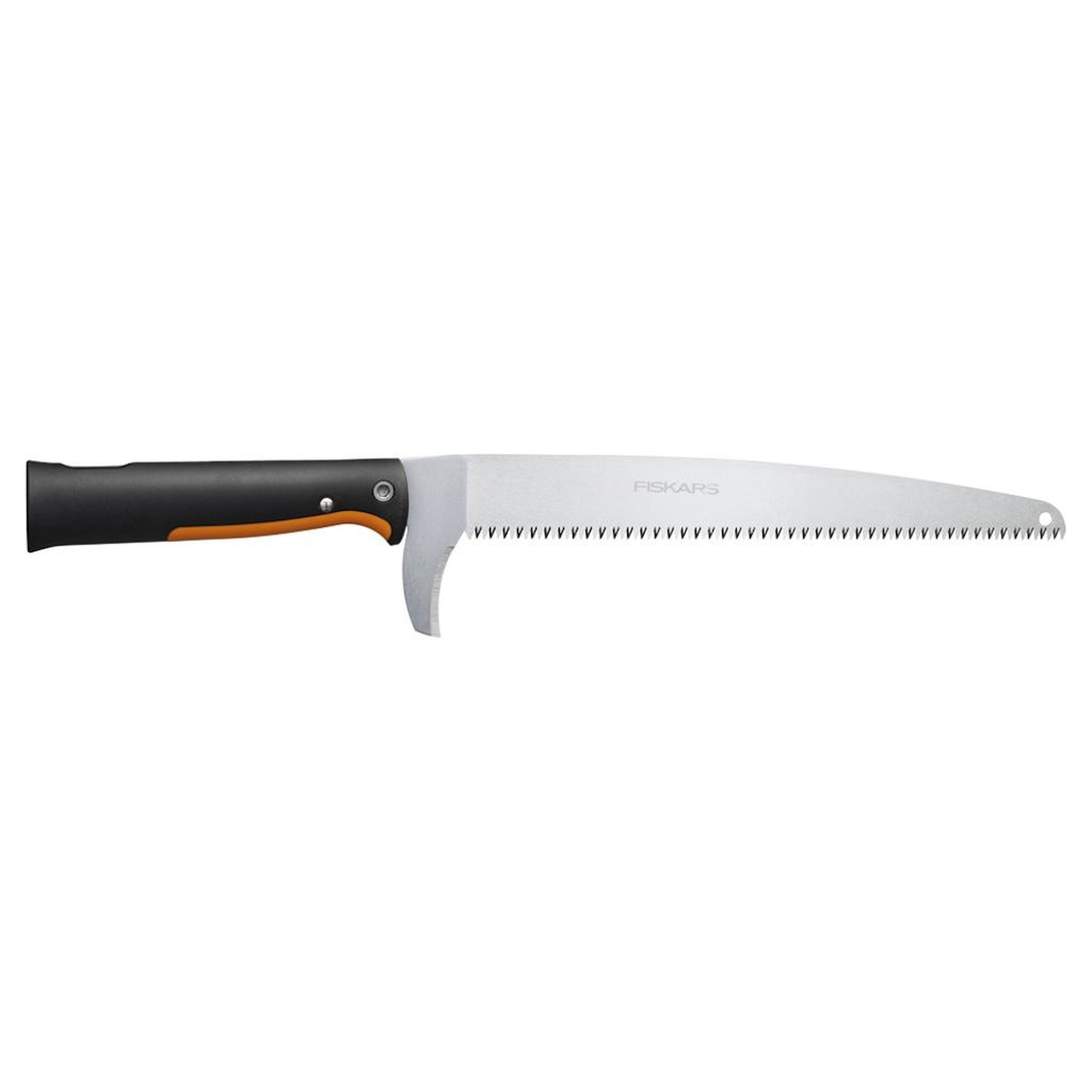 Fiskars Scie droite - oneclick - sciage branches hautes et coupe à main