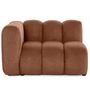 Voir la diapositive 4 : LISA DESIGN Debbie - module d'assise gauche en tissu texturé