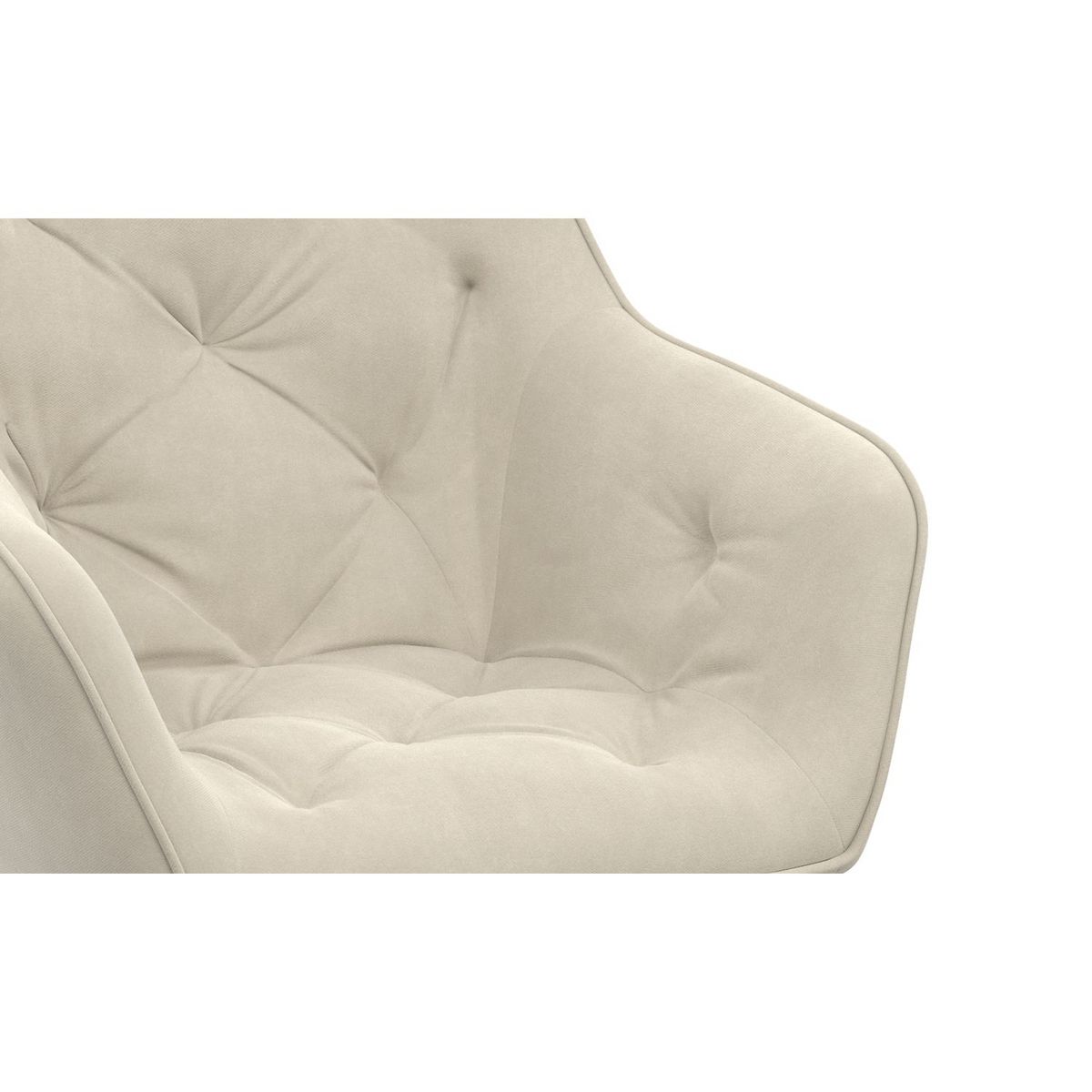 Lot de 2 chaises en velours capitonnée JULIETTE