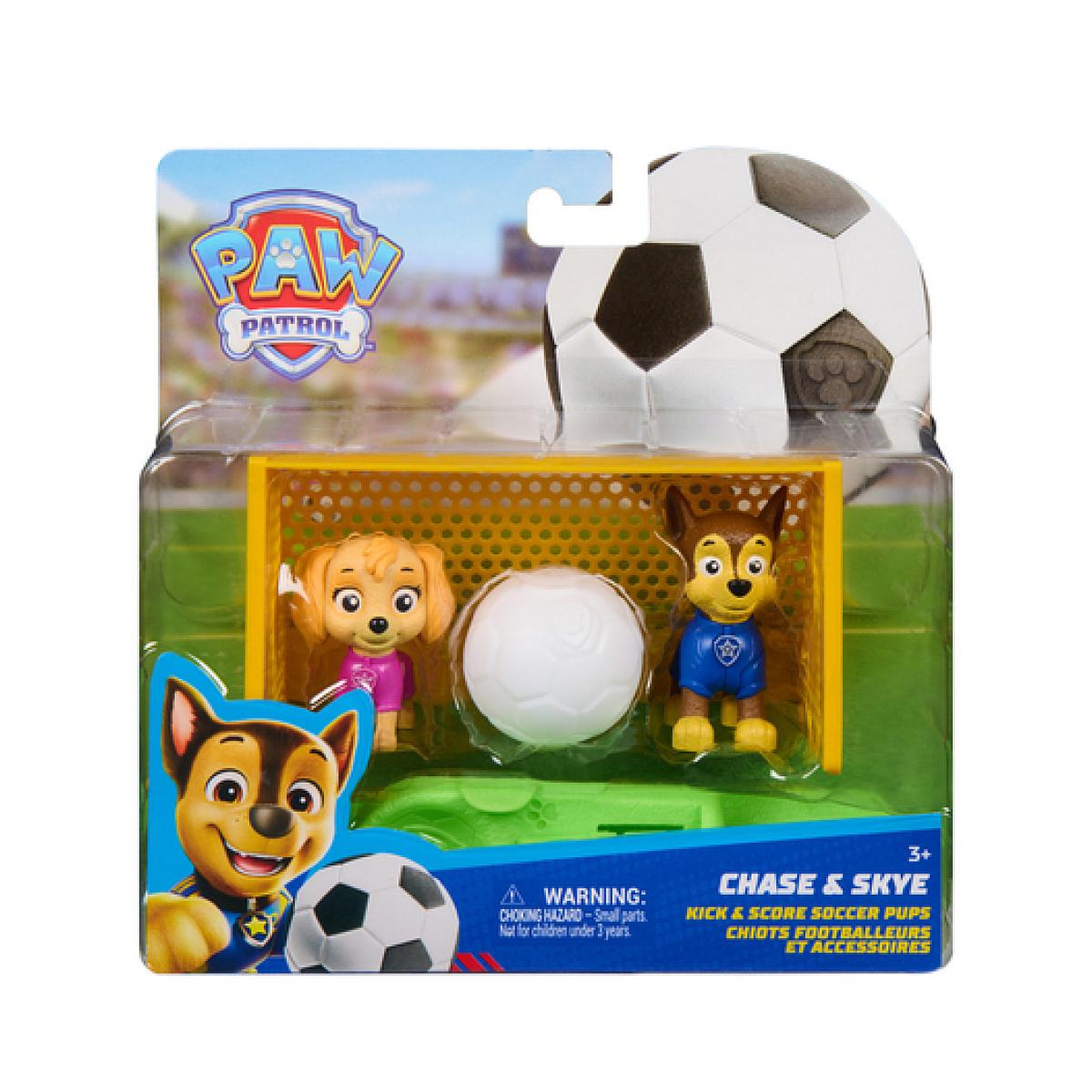 SpinMaster Chiots footballeurs Chase et Skye - Pat Patrouille - Spin master