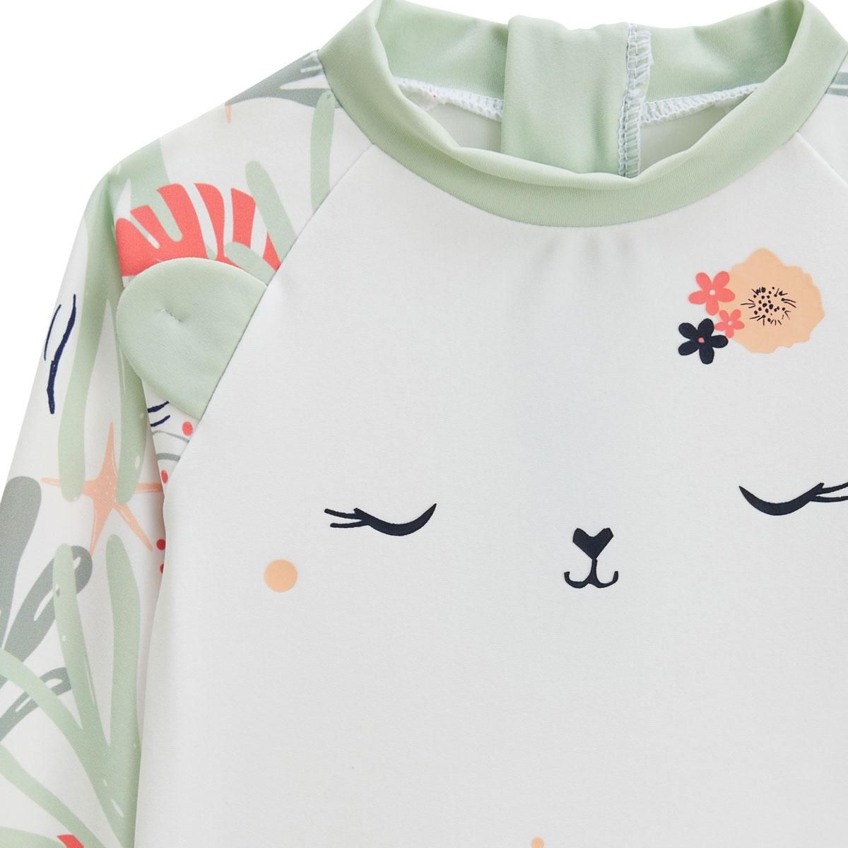 Petit Béguin Maillot de bain bébé 2 pièces t-shirt de protection UV & culotte Arya